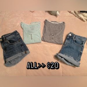 Both Shorts and Shirts from previous post!